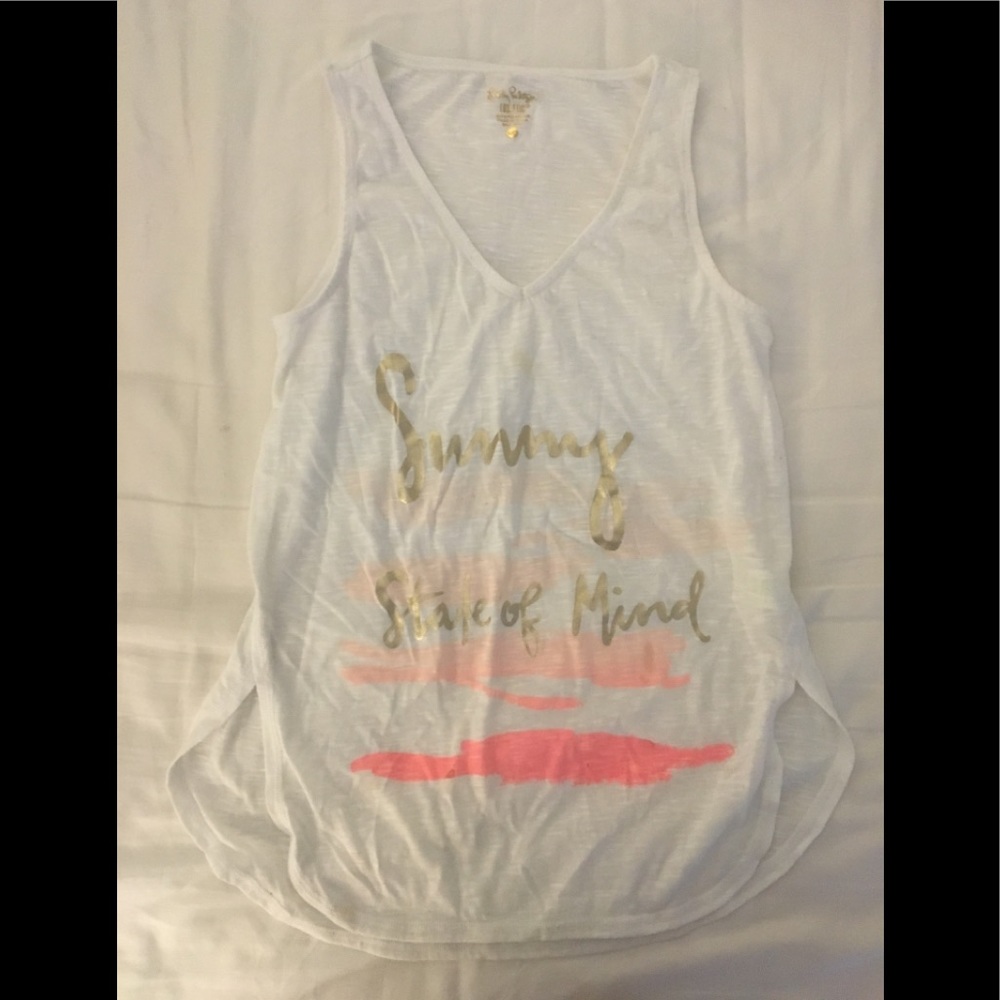 Lily Pulitzer girls tank to t shirt